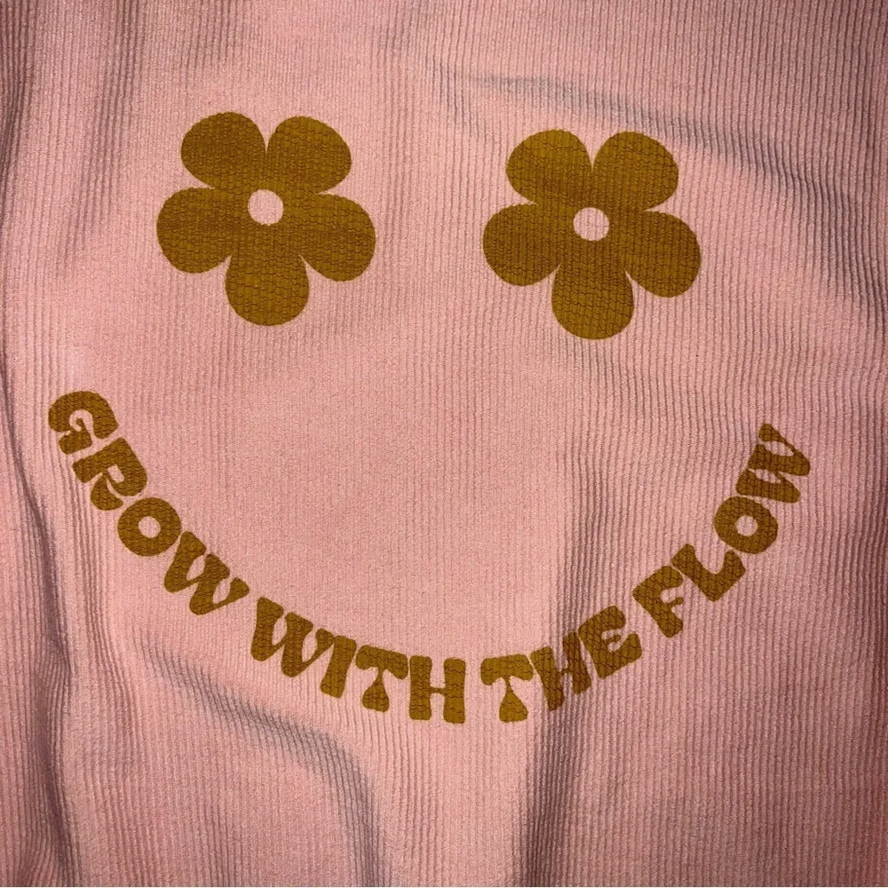 Pink Ribbed Pull Over size Large - Picture 3 of 10